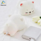 veilleuse chat kawai miniature - MiaouDéco