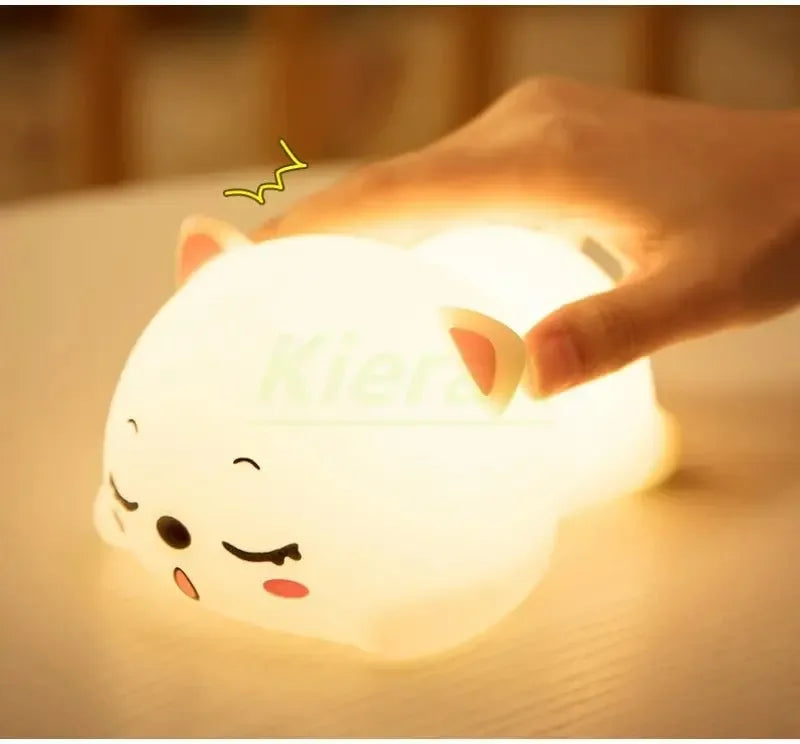 veilleuse chat kawai miniature - MiaouDéco