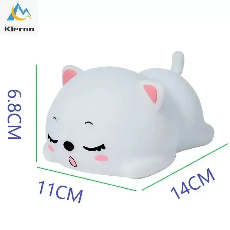 veilleuse chat kawai miniature - MiaouDéco