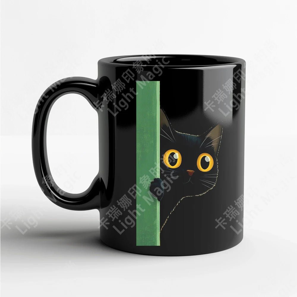 Mug chat noir amusant