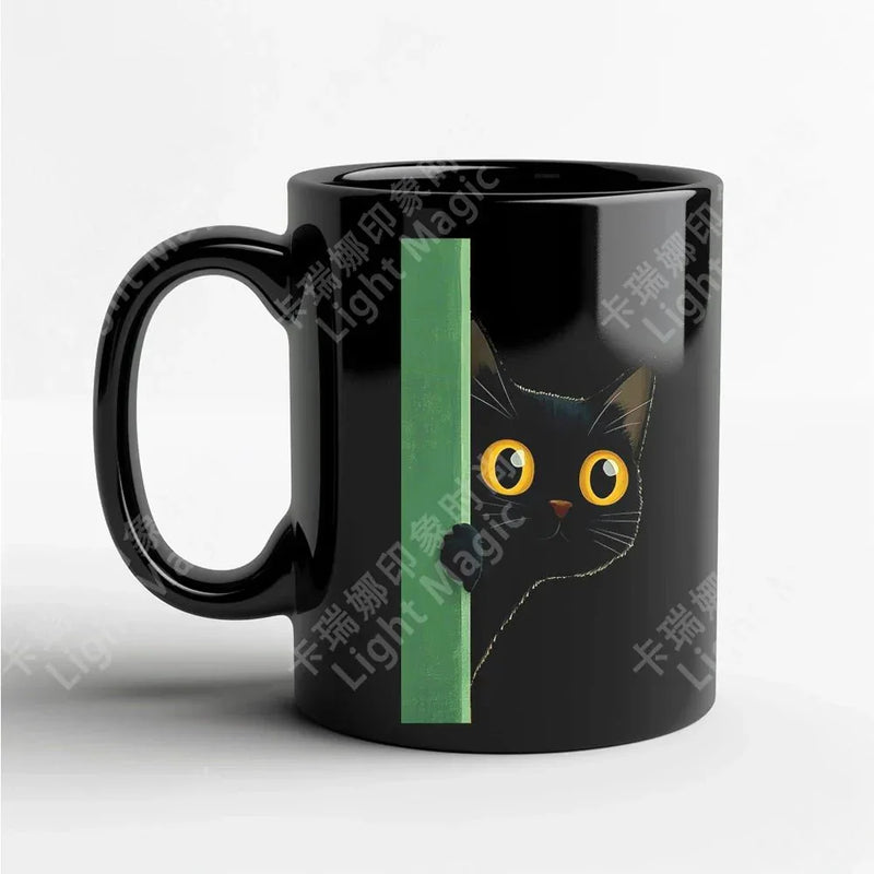 Mug chat noir amusant - MiaouDéco