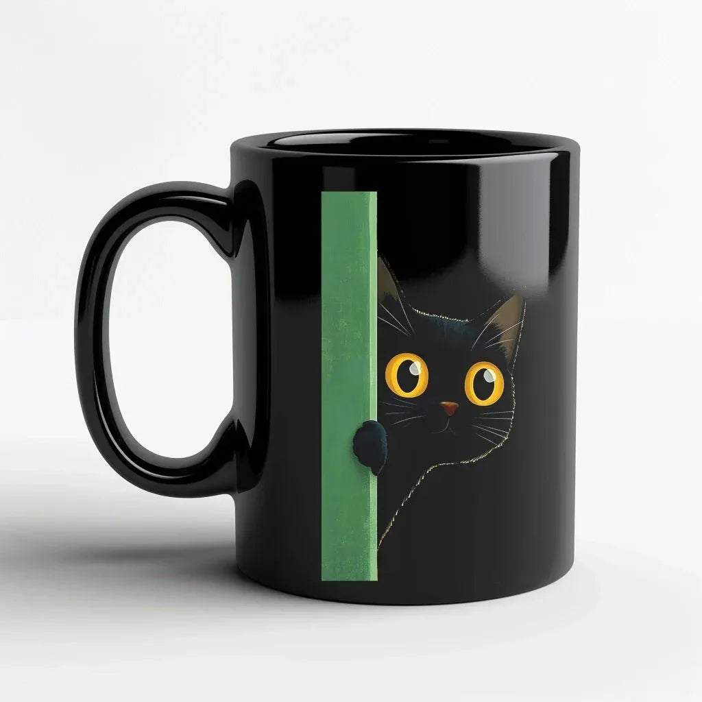 Mug chat noir amusant - MiaouDéco