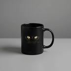 Mug chat noir réaliste - MiaouDéco