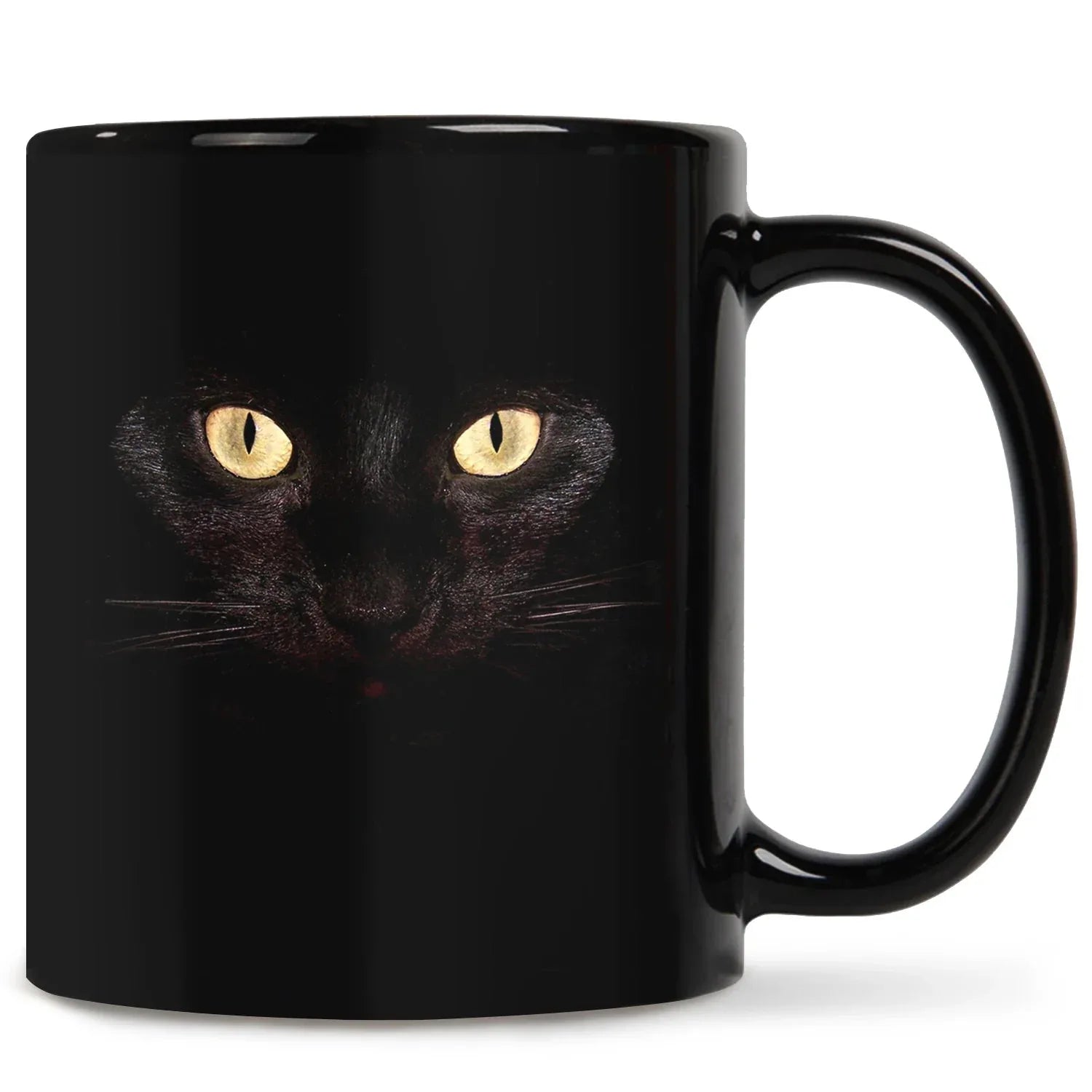 Mug chat noir réaliste - MiaouDéco