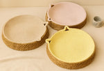 Panier rond pour chat sobre et élégant - MiaouDéco