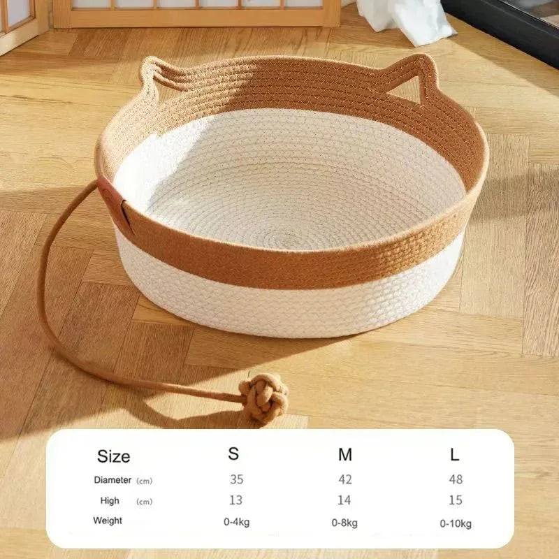 panier rond pour chat japonais - MiaouDéco