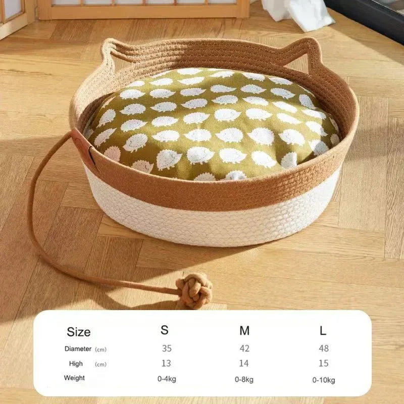 panier rond pour chat japonais - MiaouDéco