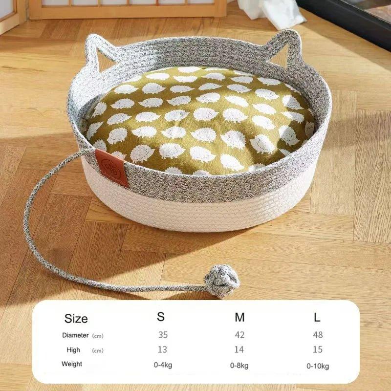 panier rond pour chat japonais - MiaouDéco