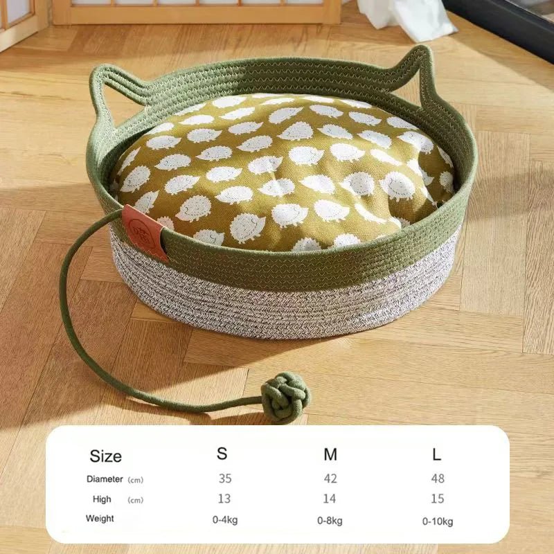 panier rond pour chat japonais