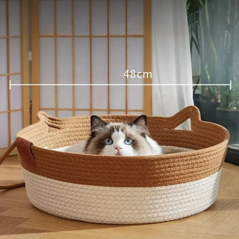 panier rond pour chat japonais - MiaouDéco