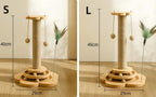 Poteau griffoir en bois - MiaouDéco