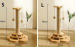 Poteau griffoir en bois - MiaouDéco