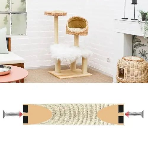 Poteaux griffoirs sisal