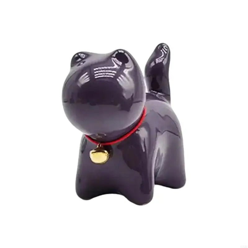 Sculpture chat miniature en céramique