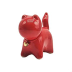 Sculpture chat miniature en céramique - MiaouDéco