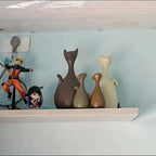 Statue de chat en céramique design et sobre - MiaouDéco