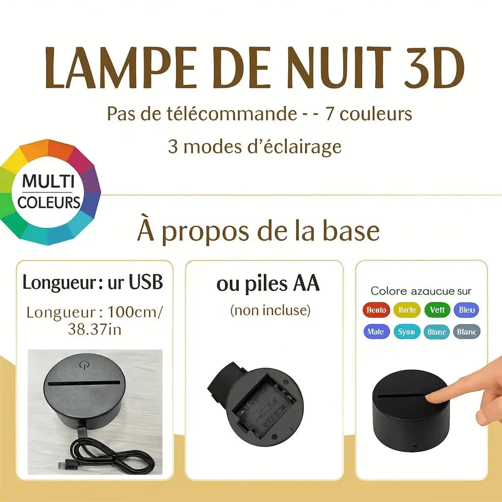 veilleuse bébé et adulte chat - MiaouDéco